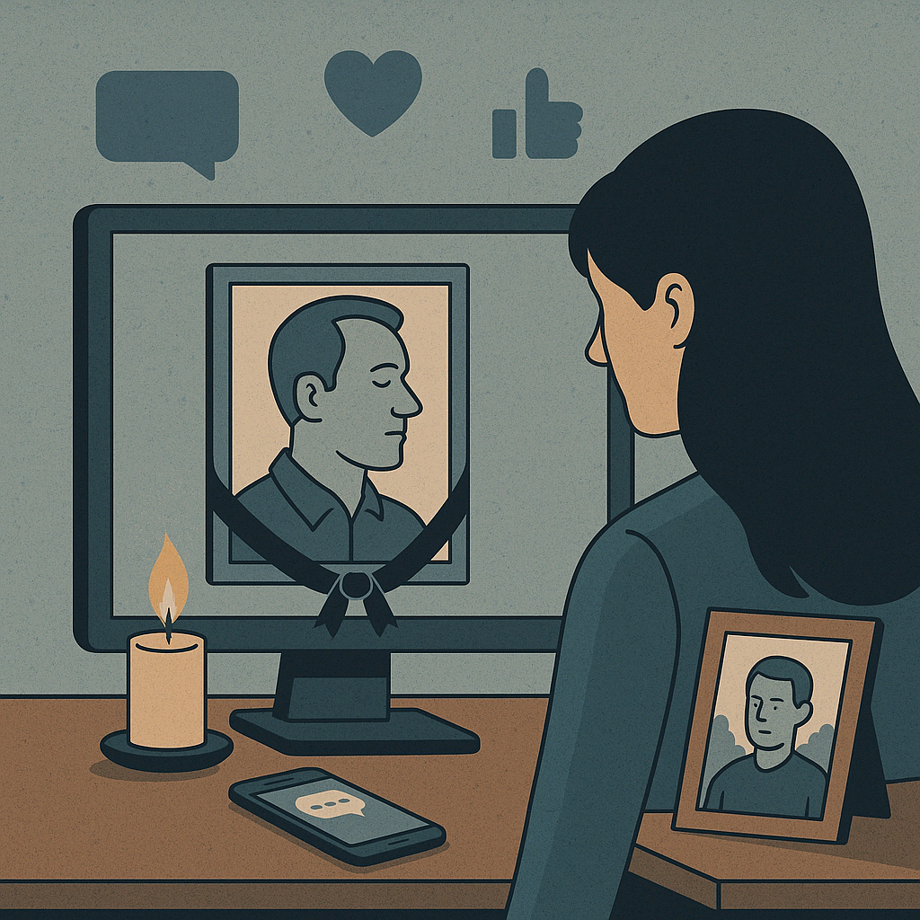 মৃত্যুর পরেও অনলাইন: ডিজিটাল শোক ও স্মৃতির ভার্চুয়াল জীবন্ততা